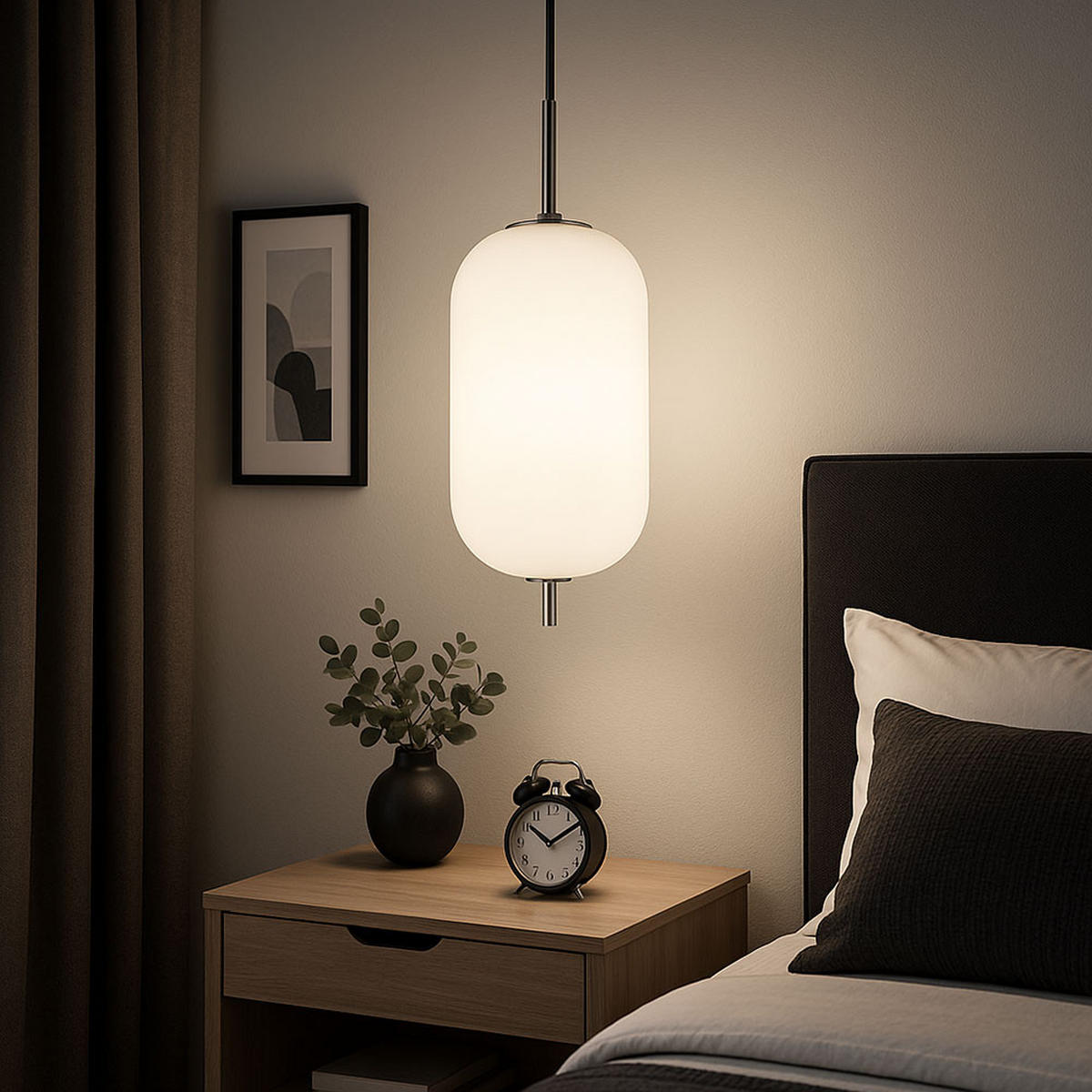 LED HÄNGELEUCHTE Metall Silber - Silberfarben, Glas (22/22/120cm) - Globo Lighting