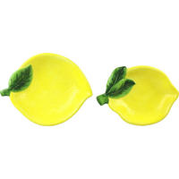 SCHALEN Lemon 2er-Set - Multicolor, Keramik (25/4.5/19cm) - FURNARO