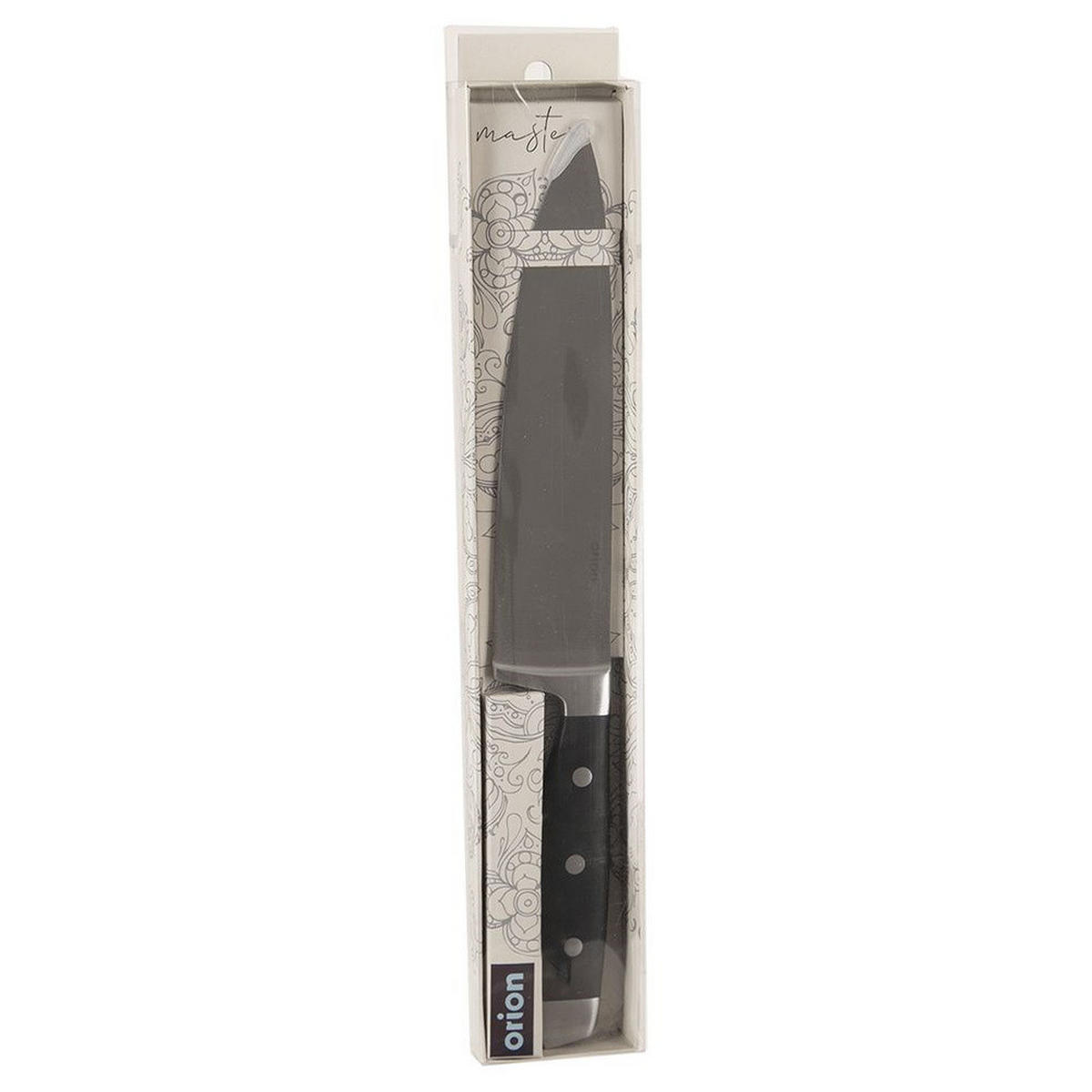 KOCHMESSER MASTER Schwarz Silber - Schwarz, Metall (35cm) - Orion 