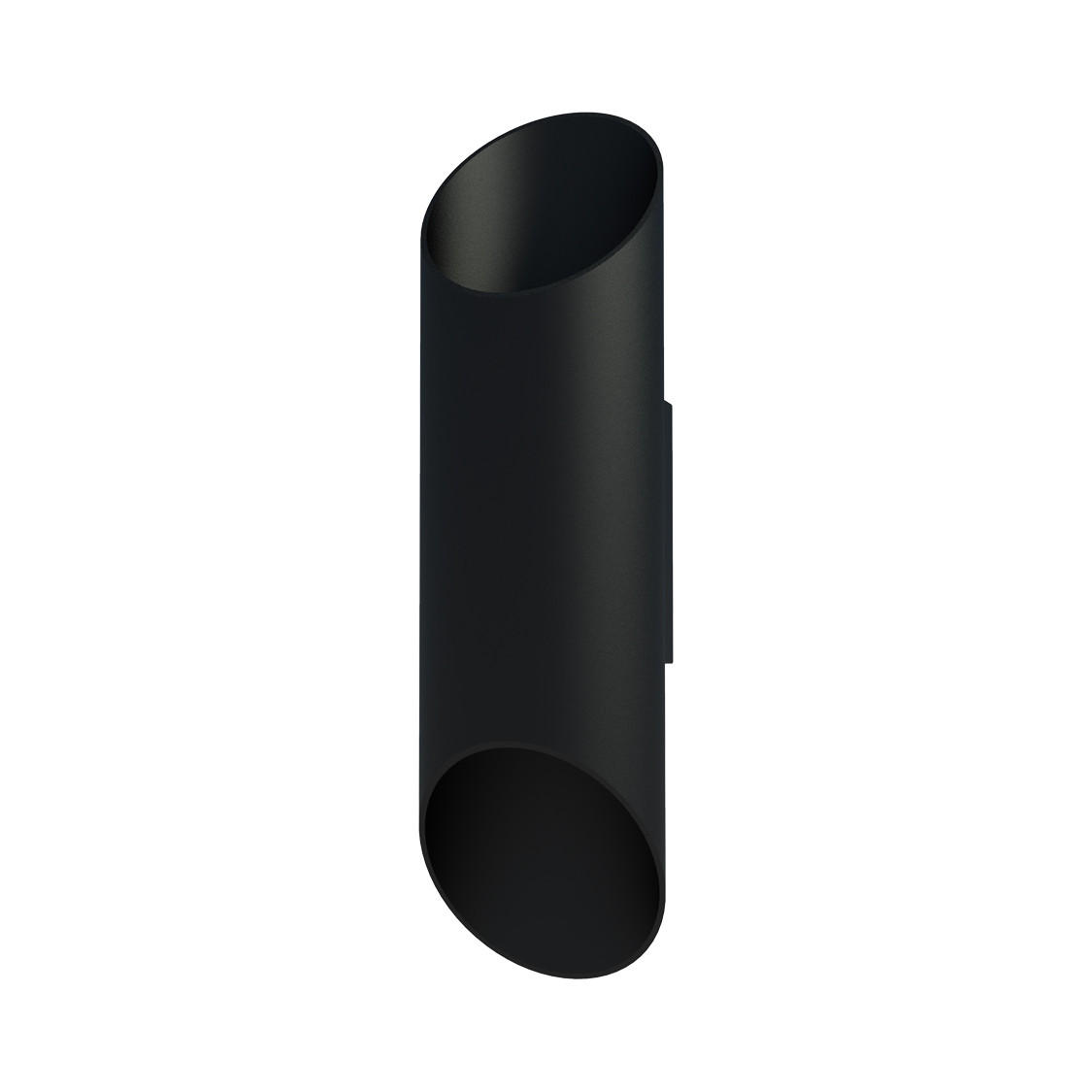 Lumicom Wandleuchte Schwarz 6x25x6 cm
