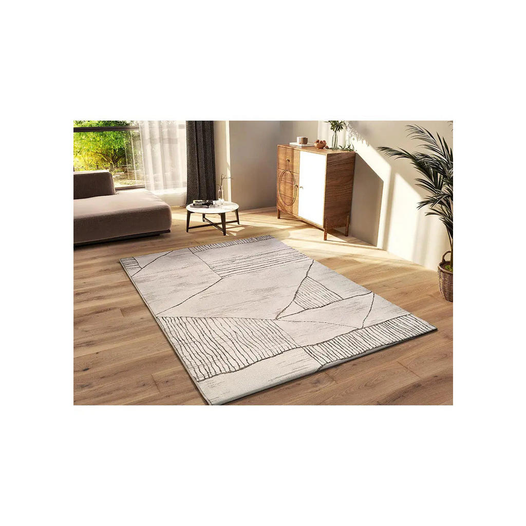 Thumbnail - Atticgo Webteppich, Creme, Textil, Ethno, Rechteckig, 80x120 cm, Oeko-Tex® Standard 100, für Fußbodenheizung geeignet, i...