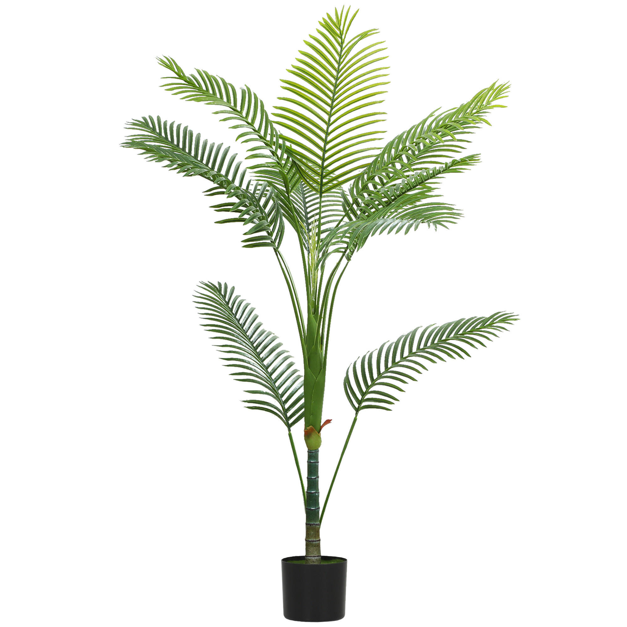 KUNSTPFLANZE DE-16627 150 cm, Areca-Design Grün - Grün, Kunststoff (150cm) - ComfortXL