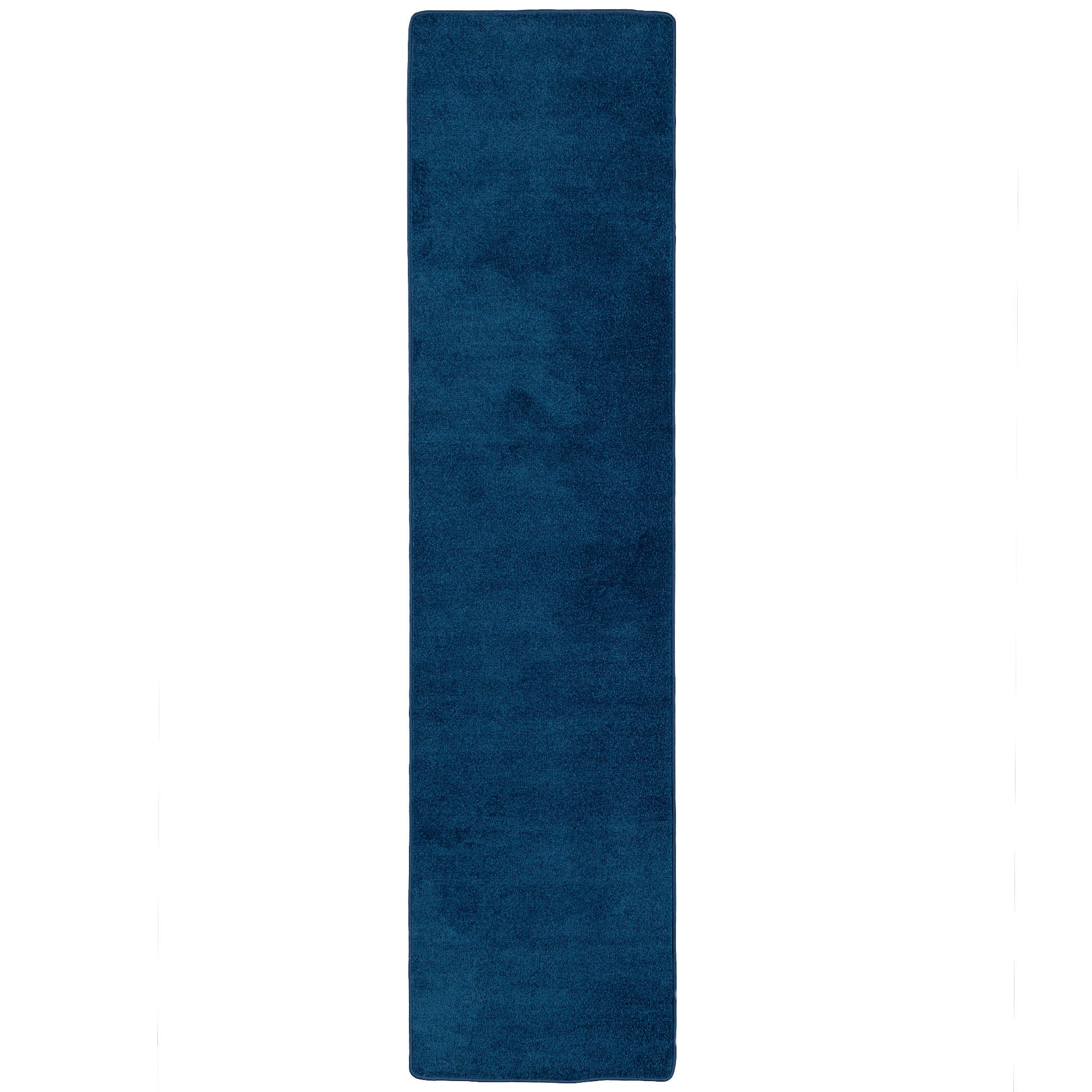 TREND VELOURS LÄUFER TEPPICH JOY - Dunkelblau, Textil (80/400cm) - Snapstyle