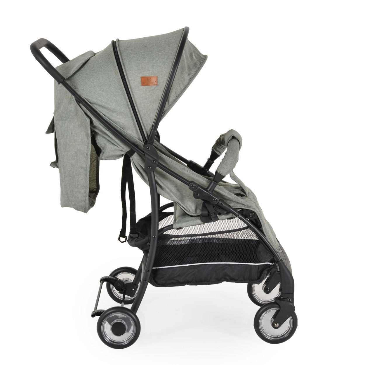 KINDERWAGEN London grün Buggy, Aluminiumrahmen, verstellbare Rückenlehne - Grün, Metall (80/48/95cm) - Cangaroo