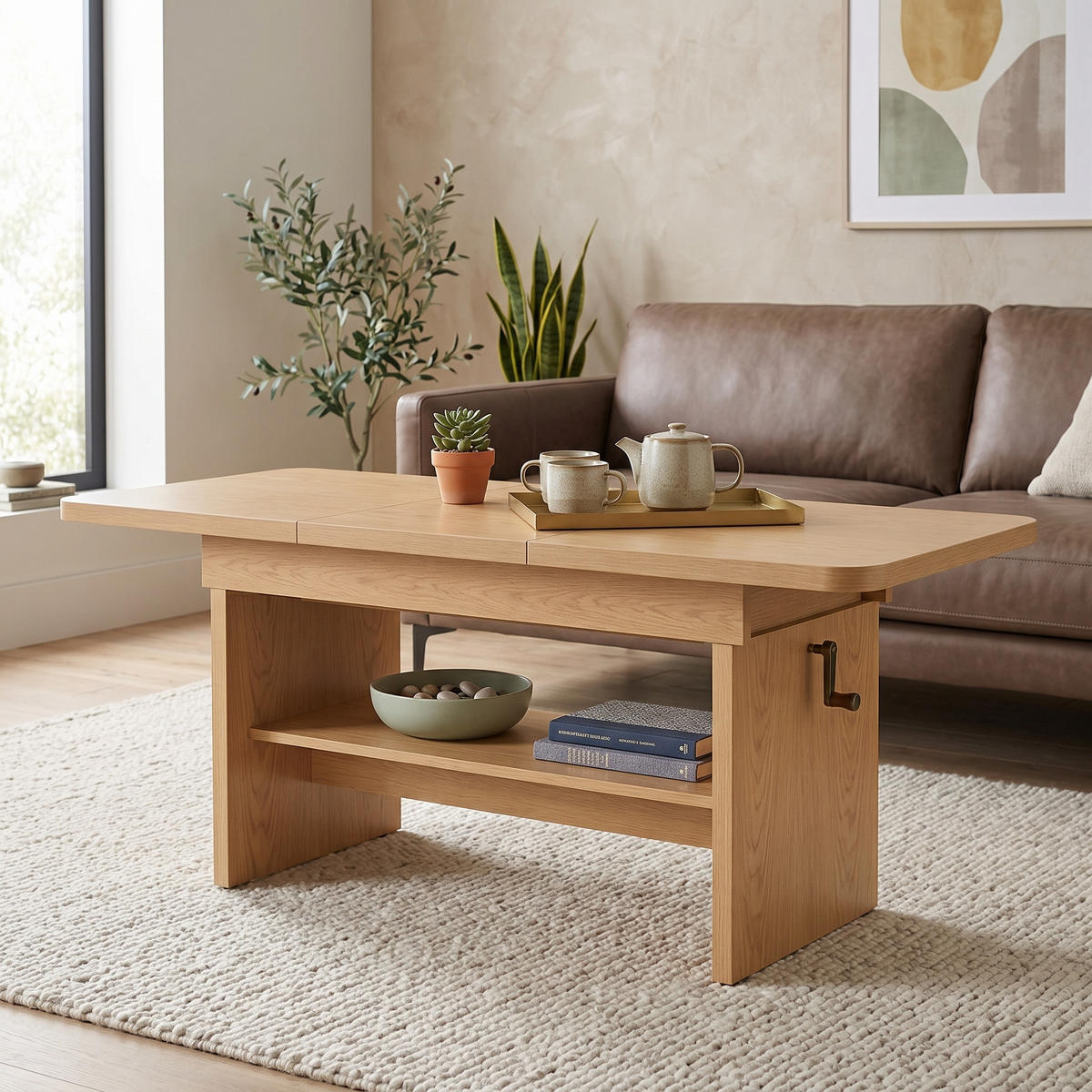 ESSTISCH BRANT Ausziehbar 116 - 156 / 62 x 70 cm - Wildeiche/Eichefarben, Holz (116/62/70cm) - MASSENO