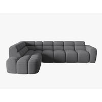 ECKSOFA links Lisa aus strukturiertem Stoff grau 5 Sitzplätze - Grau, Textil (234/293cm) - Micadoni