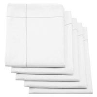 GESCHIRRTÜCHER, 5er-Set, 50x70 cm, 60% Baumwolle, 40% Leinen, Grau - Weiß/Grau, Textil (50/70cm) - Zollner