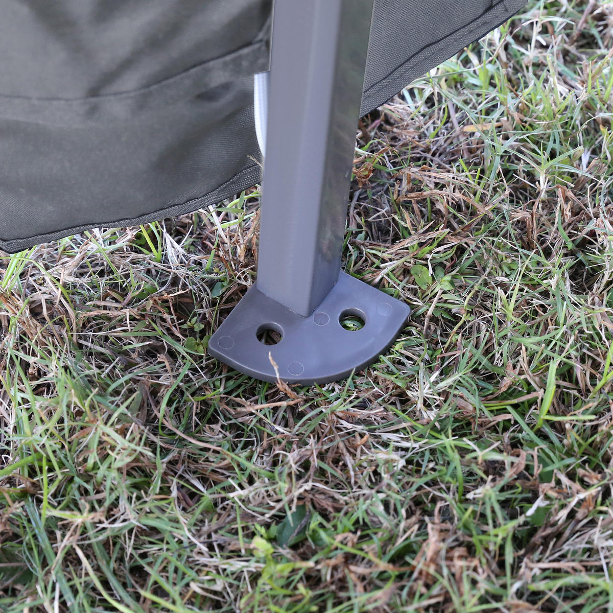 PAVILLON 3,3x3,3m Faltpavillon mit LED USB grau - Grau, Metall (330/288/330cm) - ComfortXL