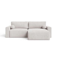 ECKSOFA Aurora Grau - Grau, Holz/Textil (259/145cm) - Graingold