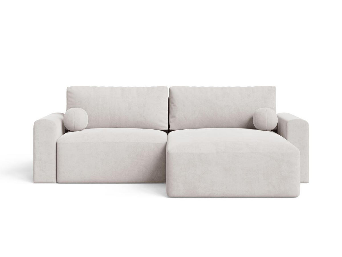 ECKSOFA Aurora Grau - Grau, Holz/Textil (259/145cm) - Graingold