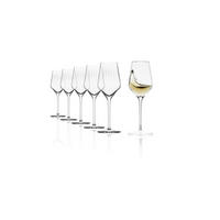 WEISSWEINKELCH Symphony 6er Set - Transparent, Glas (0.405L) - Stölzle