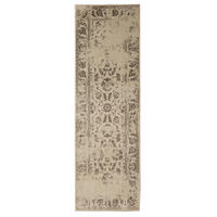 VINTAGE-LÄUFER Suki 80/240 cm - Creme/Braun, Kunststoff (80/240cm) - benuta