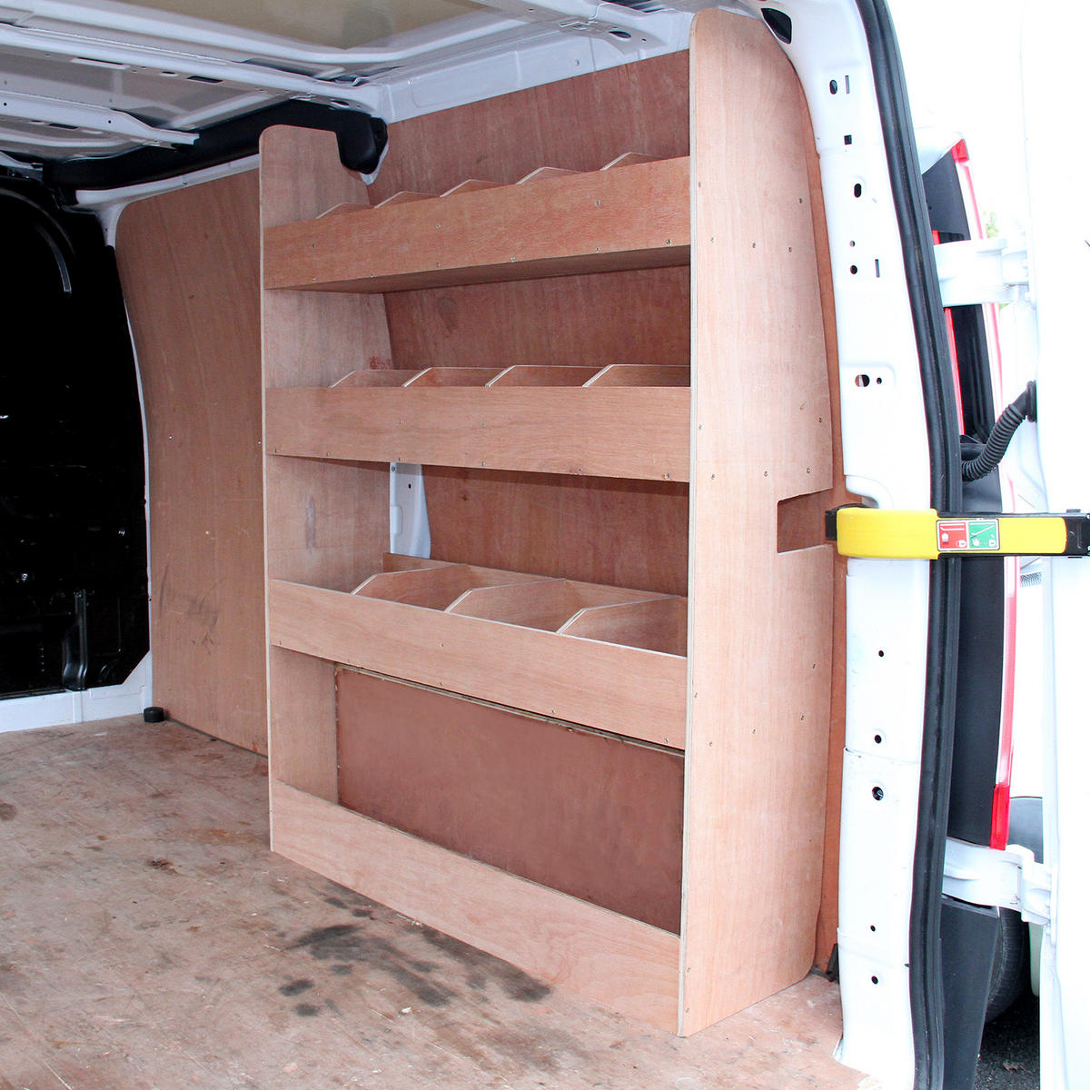 FAHRZEUGREGAL Ford Transit - Braun, Holzwerkstoff (102/136/30cm) - Monstershop