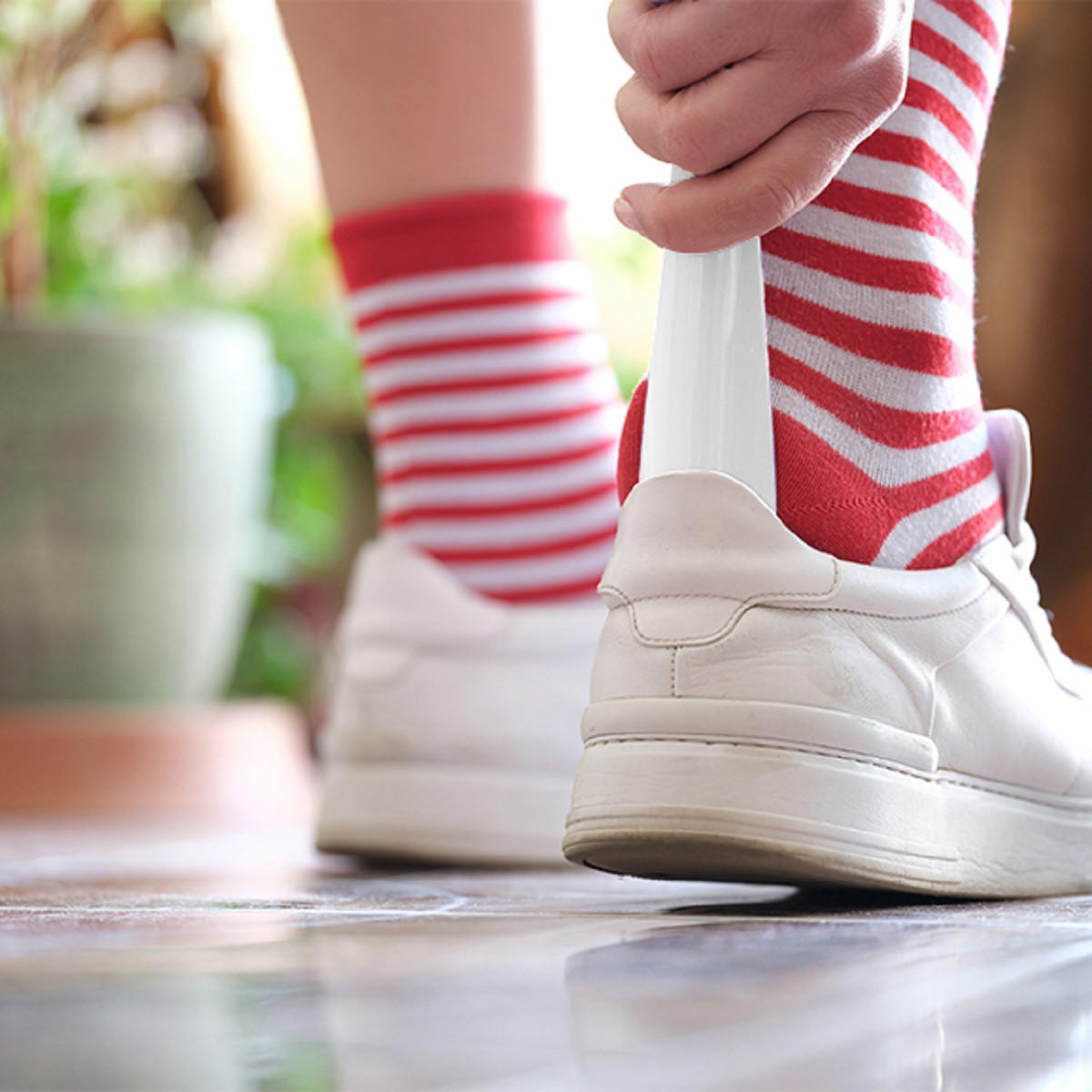 SCHUHLÖFFEL Metall 16,5/58/79cm 3er-Pack Weiß - Weiß, Metall (4/0.2/57cm)