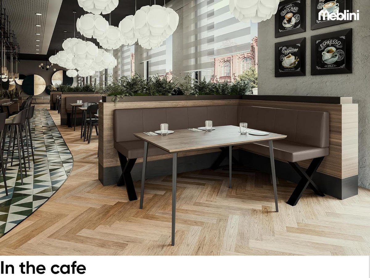 ECKBANK PETER_X - Braun, Leder (128/168cm) - Meblini