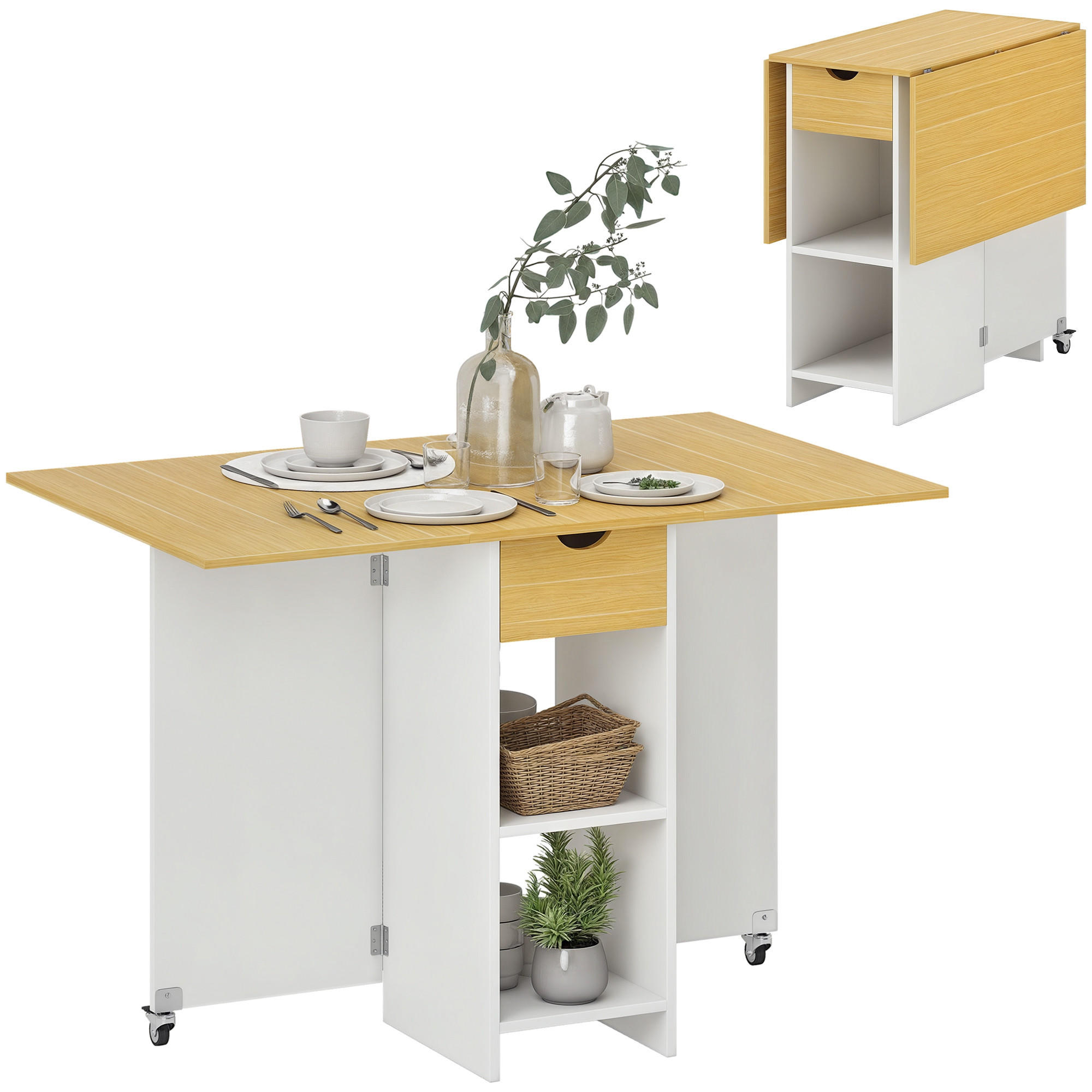 ESSTISCH Eiche 1 Stück - Beige, Kunststoff (114.5/70/75cm) - GiPP
