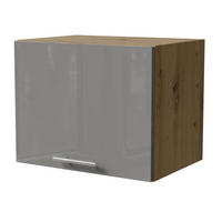 KLAPPHÄNGESCHRANK Essen W4B/45 Grau Hochglanz / Eiche Artisan Matt 45 / 32,5 / 36cm - Eiche Artisan/Grau, Holz/Holzwerkstoff (45/36/32.5cm) - Feldmann-Wohnen