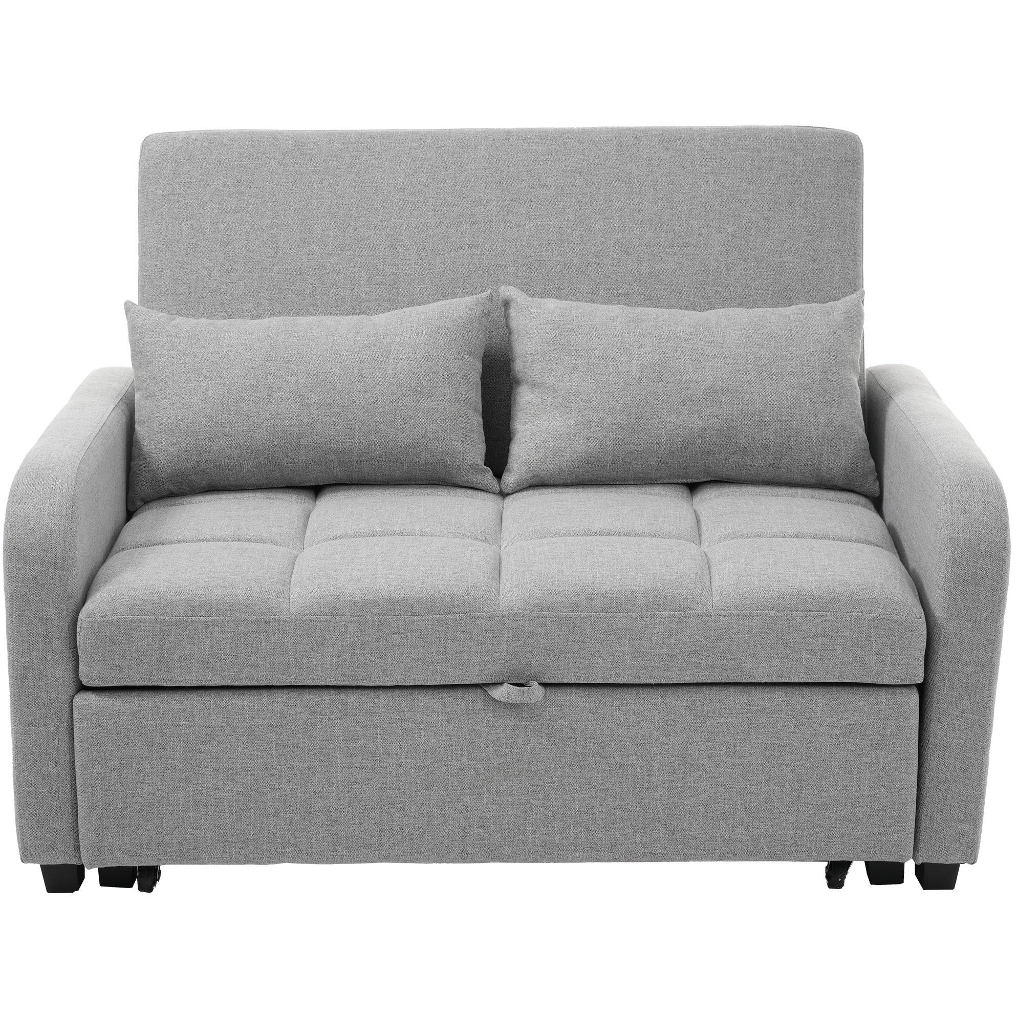 SCHLAFSESSEL 127/75/94 cm in Antikgrau, klappbar mit Schlaffunktion - Grau, Kunststoff (127/94/75cm) - Flora Grace
