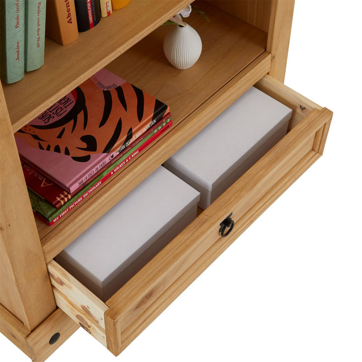 REGAL SALSA - Naturfarben, Holz (81/110/30cm) - CARO-Möbel