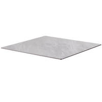 TISCHPLATTE 60 x 60 cm, Marmor - Ecru, Kunststoff (60/60/1.25cm) - Oviala
