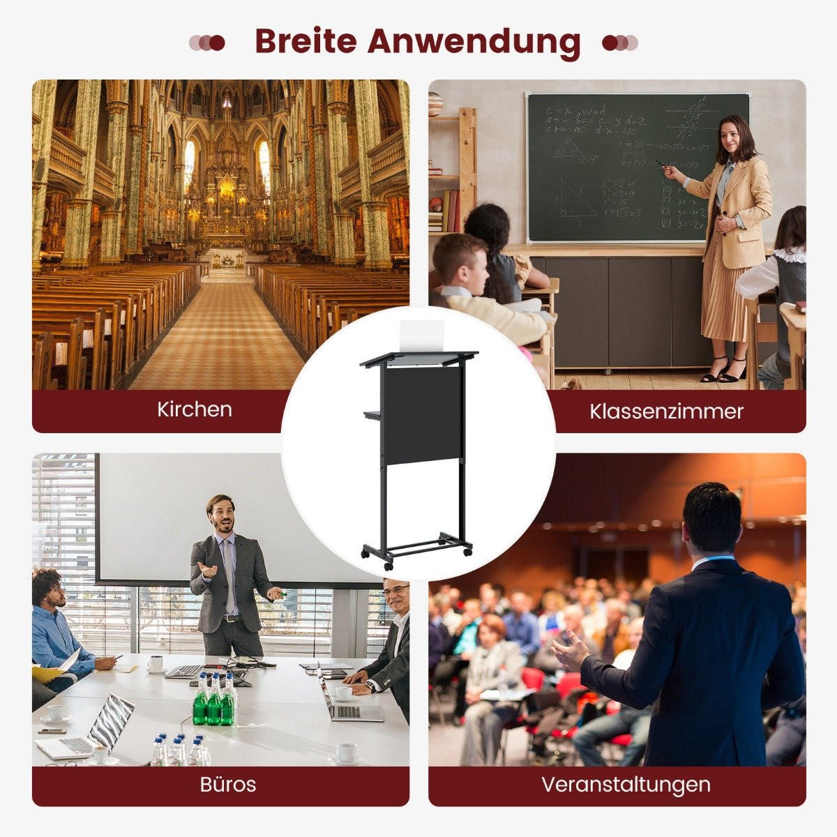 SCHREIBTISCH Schwarz MDF 60/40/108.5 cm - Schwarz, Holzwerkstoff (60/40/108.5cm) - Gemütlich Home