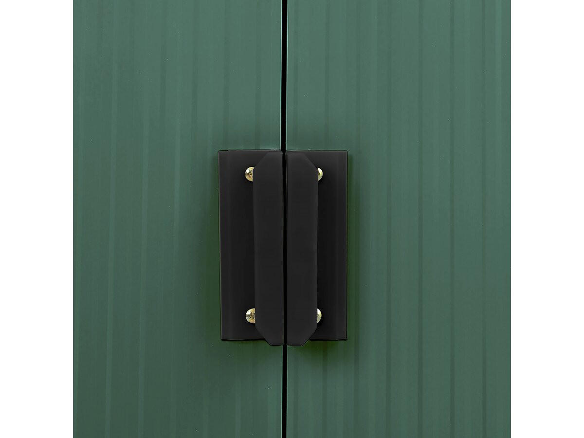 METALL-GARTENHAUS rosas Grün - Grün, Metall (330/210/309cm) - Habitat Garten