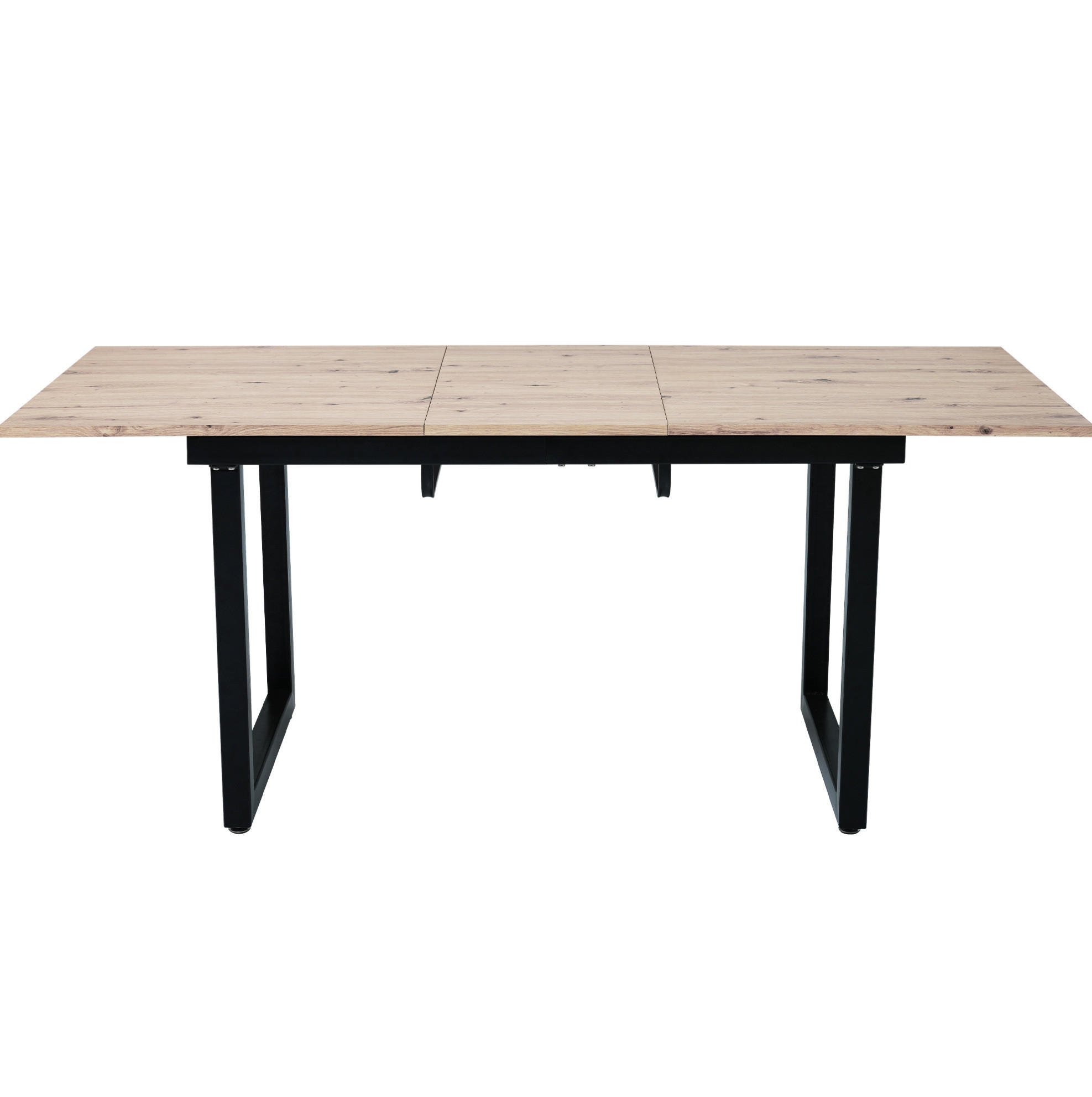 Meubliv Esstisch Schwarz 80x75x180 cm