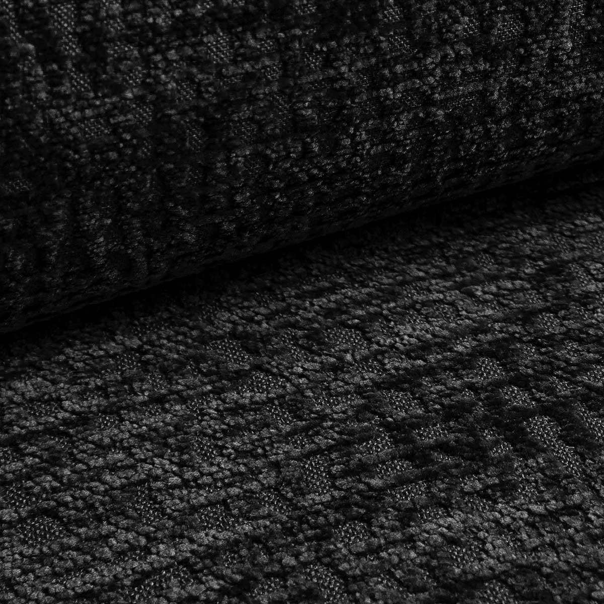 SCHLAFSOFA 240 cm Lumina, Chenille, Bettkasten, Dunkelgrau - Dunkelgrau, Holz (238/87/103cm) - Emporius