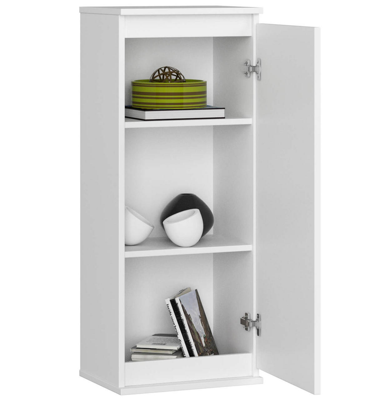 HÄNGESCHRANK Weiß 99/40/30 - Weiß, Holzwerkstoff (40/99/30cm) - RAUMHIRSCH FURNITURE