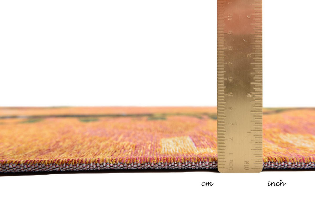 FLACHWEBETEPPICH Cosima 80x160 cm - Orange, Textil (80/160cm) - Gino Falcone