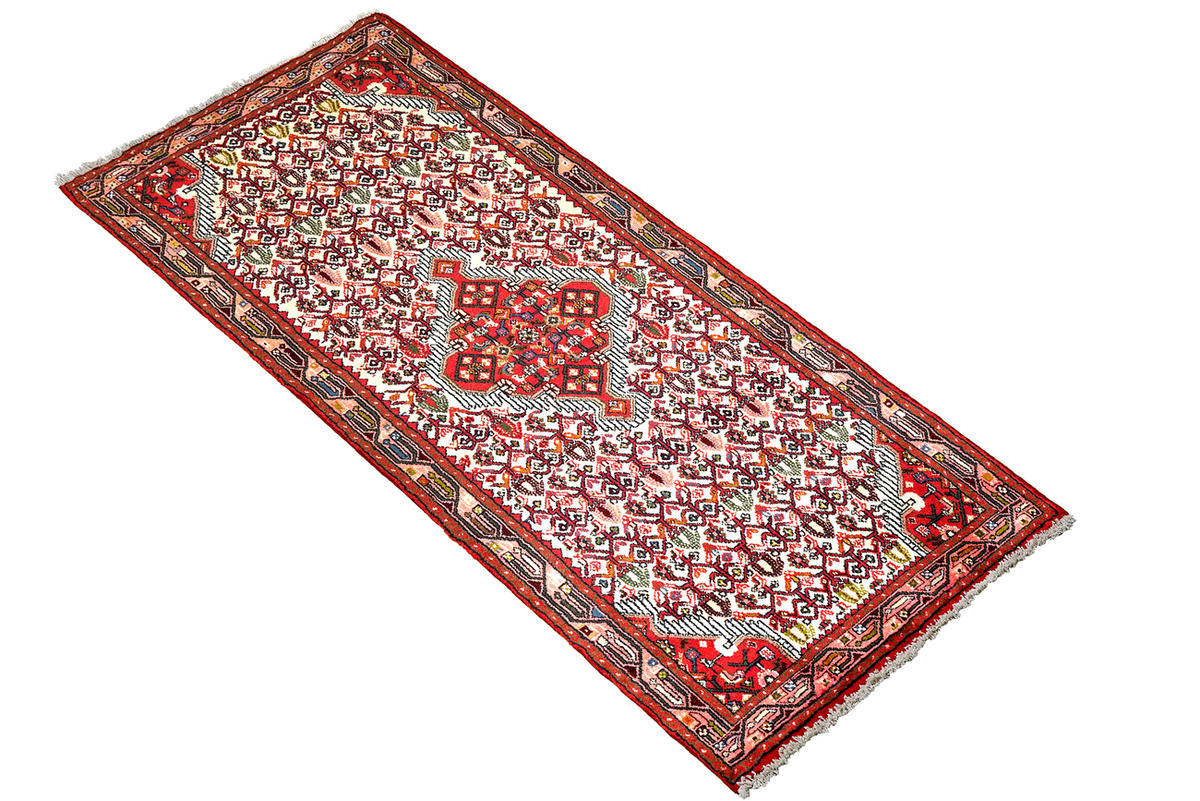 TEPPICH Assadabad Mehrfarbig 190/81 cm Schurwolle - Multicolor, Textil (81/190cm) - Looma