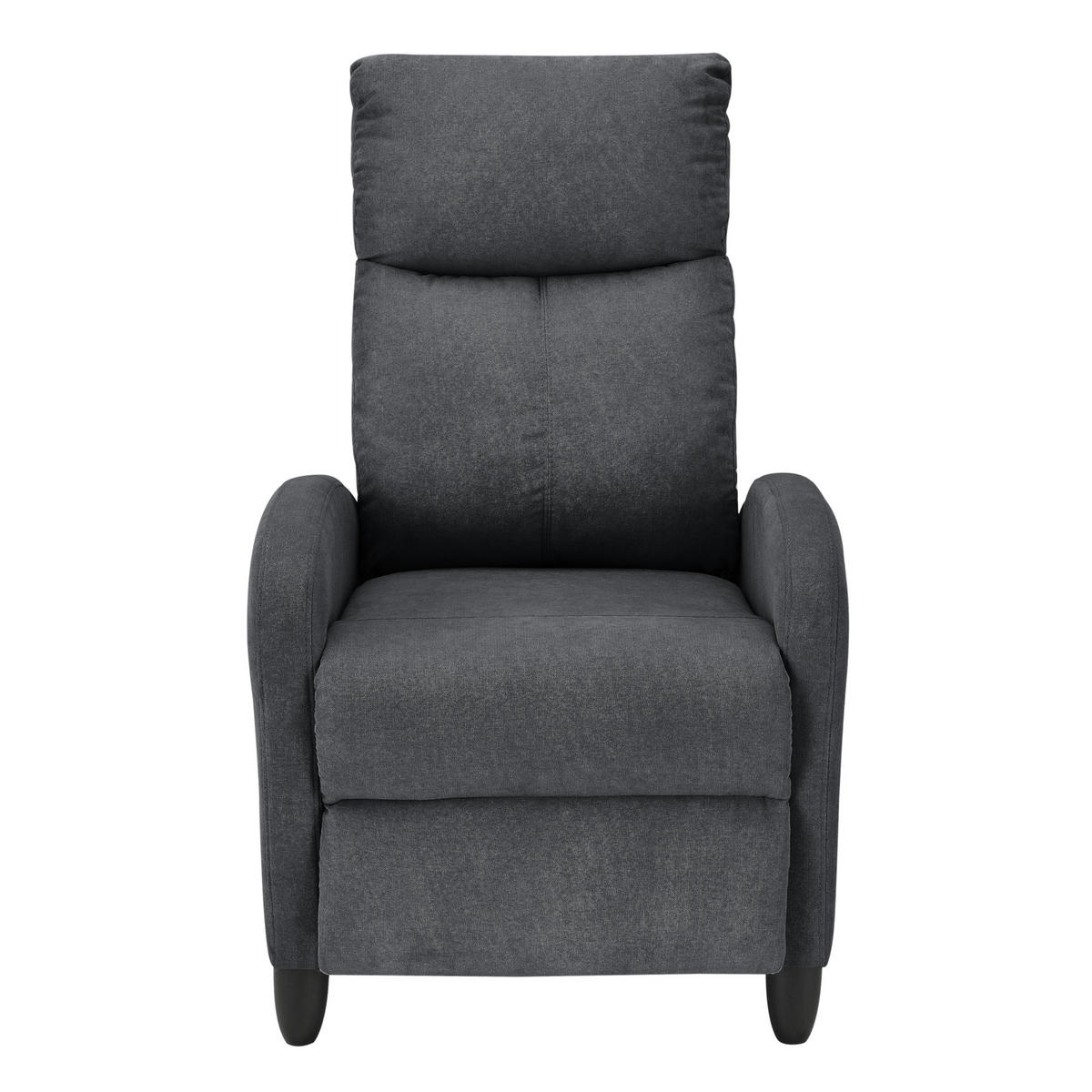 POLSTERSESSEL Bregenz Textil Grau - Grau, Textil (60/102/92cm) - [en.casa]