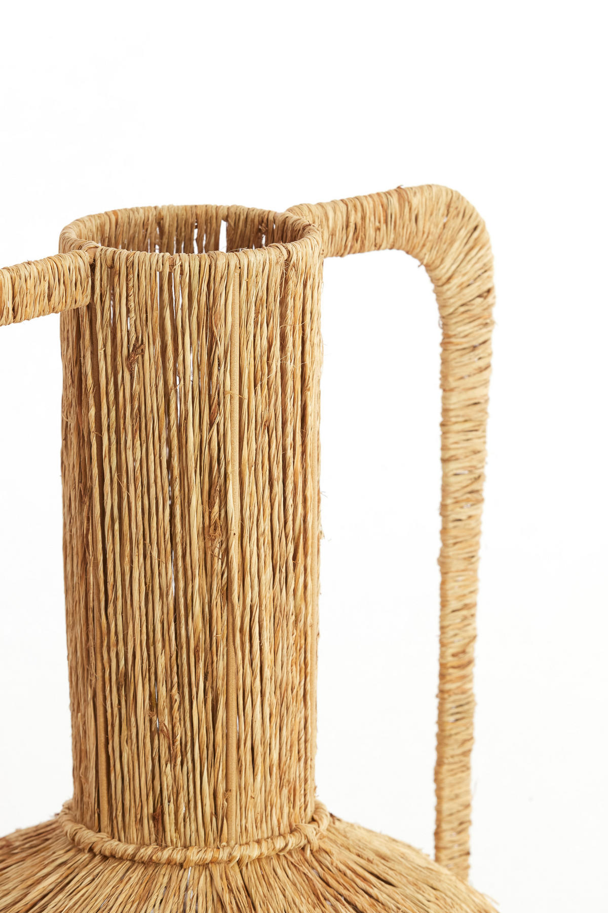 VASE Blenza - Braun - 30/30/46 cm - Braun, Textil (46cm) - Light & Living