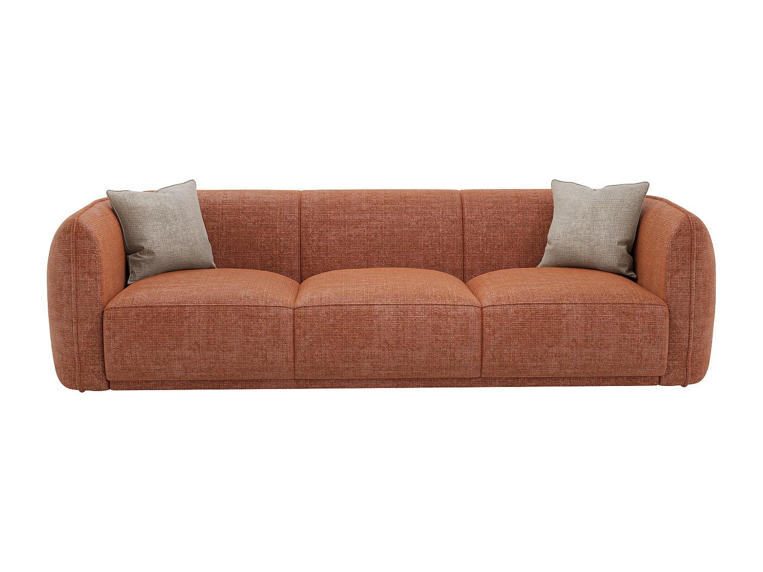 Vente-Unique Sofa Terracotta 235x80x90 cm