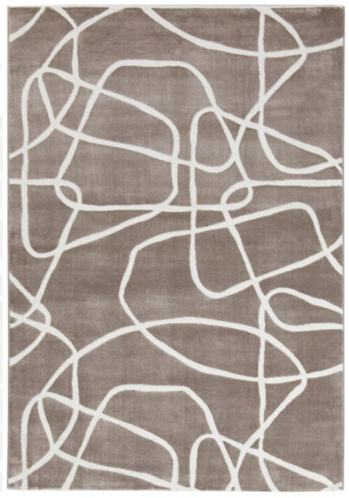 TEPPICH modern Flachgewebe MOTI Braun 120 x 170 cm - Braun, Textil (120/170cm) - Novatrend