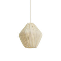 HÄNGELAMPE Tambisan - Weiß - 44/44/46 cm - Weiß, Textil (44/44/46cm) - Light & Living