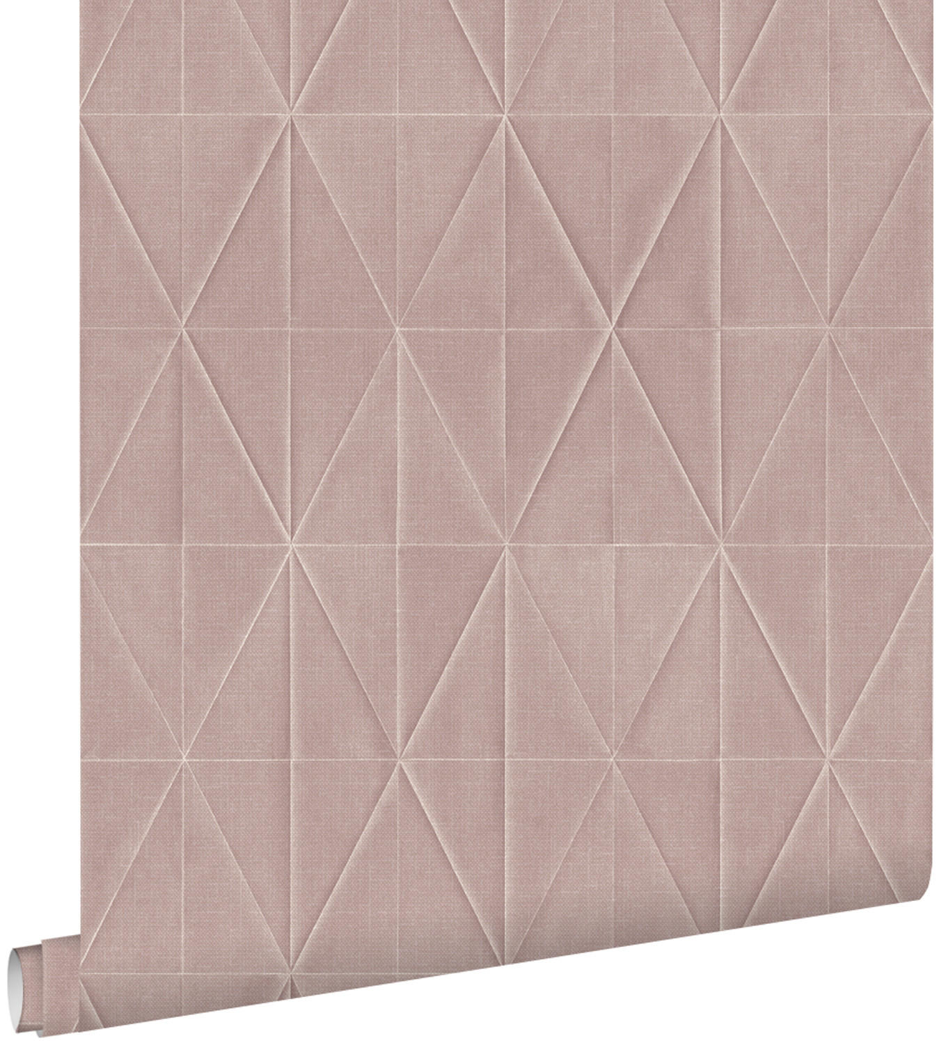 TAPETE Origami-Muster 53 cm x 10.05 m - Pink, Papier (53/1000cm) - ESTAhome
