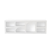 SIDEBOARD Ferlis Weiß Länge 160 cm - Weiß, Holzwerkstoff (160/40/51cm) - Concept Usine