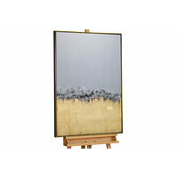 ACRYLBILD HANDGEMALT Beige 78/103 cm - Beige/Goldfarben, Textil (77.5/102.5cm) - KUNSTLOFT