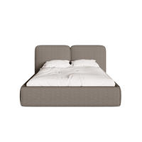 POLSTERBETT Lauga 200x200 cm, Braun - Braun, Textil (200/200cm) - Fedve