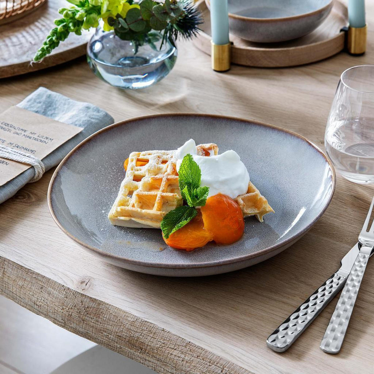 SCHALEN FLACH Lave Beige ø 27 cm 6er Set - Beige, Keramik (27cm) - like.Villeroy & Boch