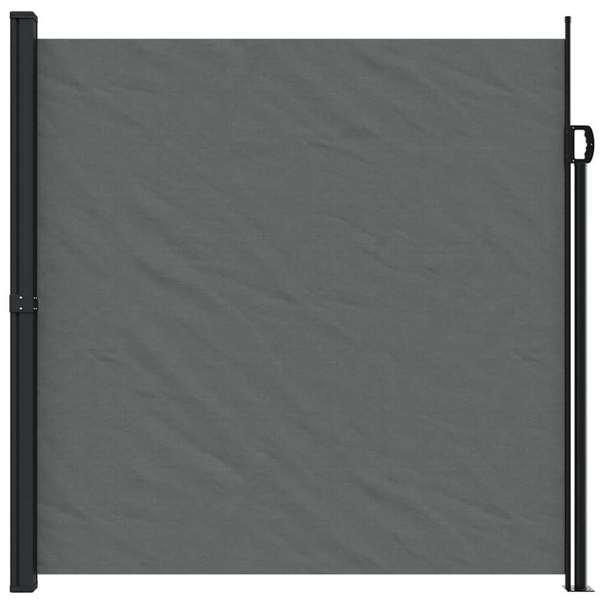 SEITENMARKISE Ausziehbar Anthrazit 200/500 Cm - Anthrazit, Textil (200/500cm) - vidaXL