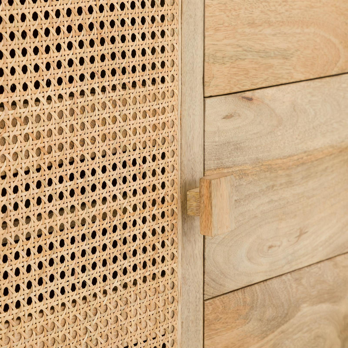 SIDEBOARD DION natur - Naturfarben, Holz (160/80/40cm) - IDIMEX