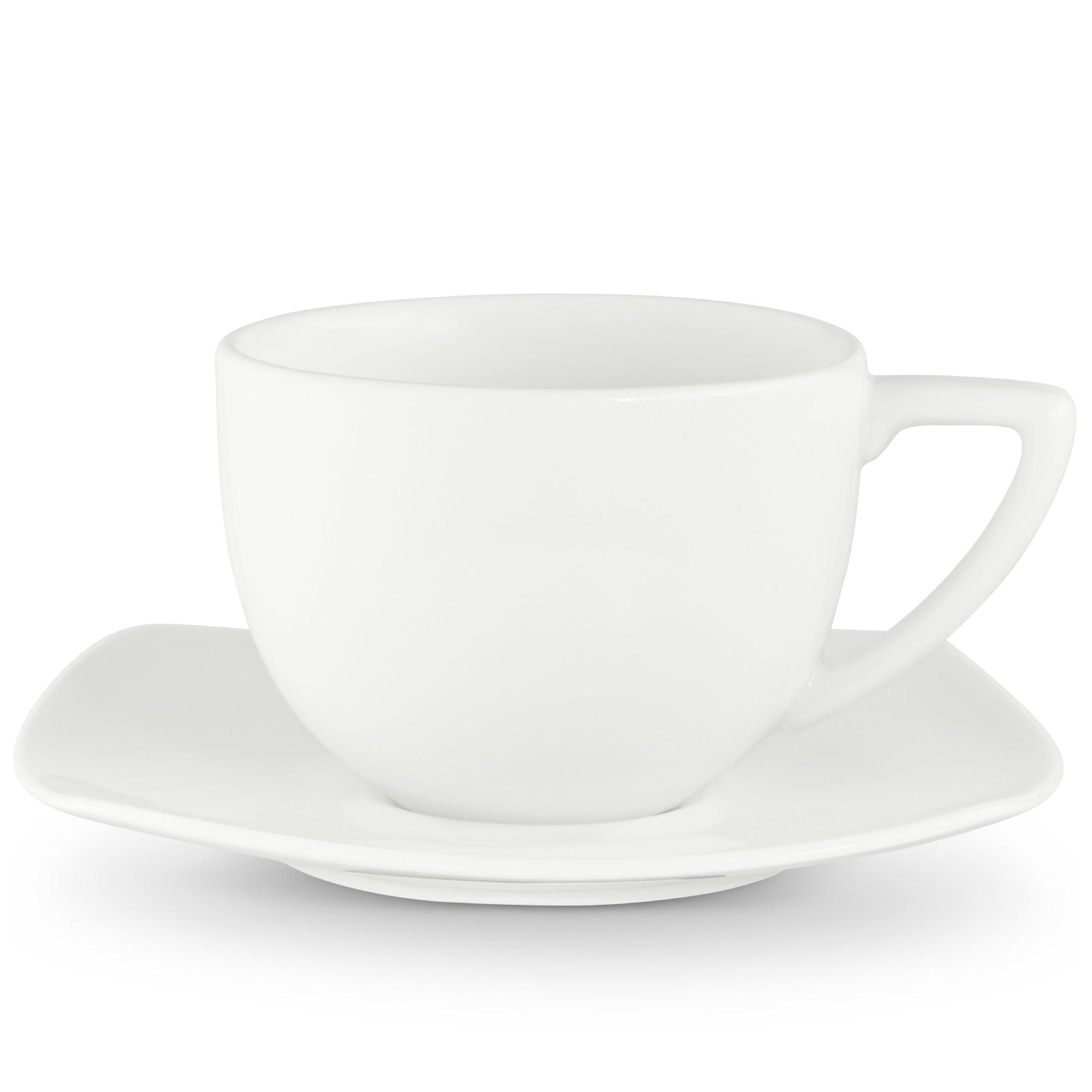 KAFFEESERVICE CARLINA 6-Personen 18-tlg - Weiß, Keramik (19/2/19cm) - KONSIMO®