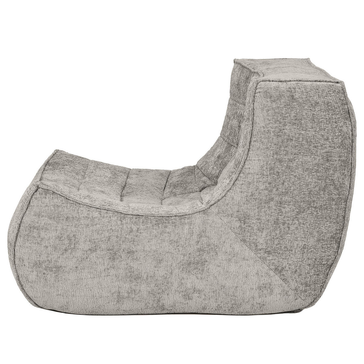 SESSEL - Bouclé - Grau, Textil (87/70/102cm) - home24