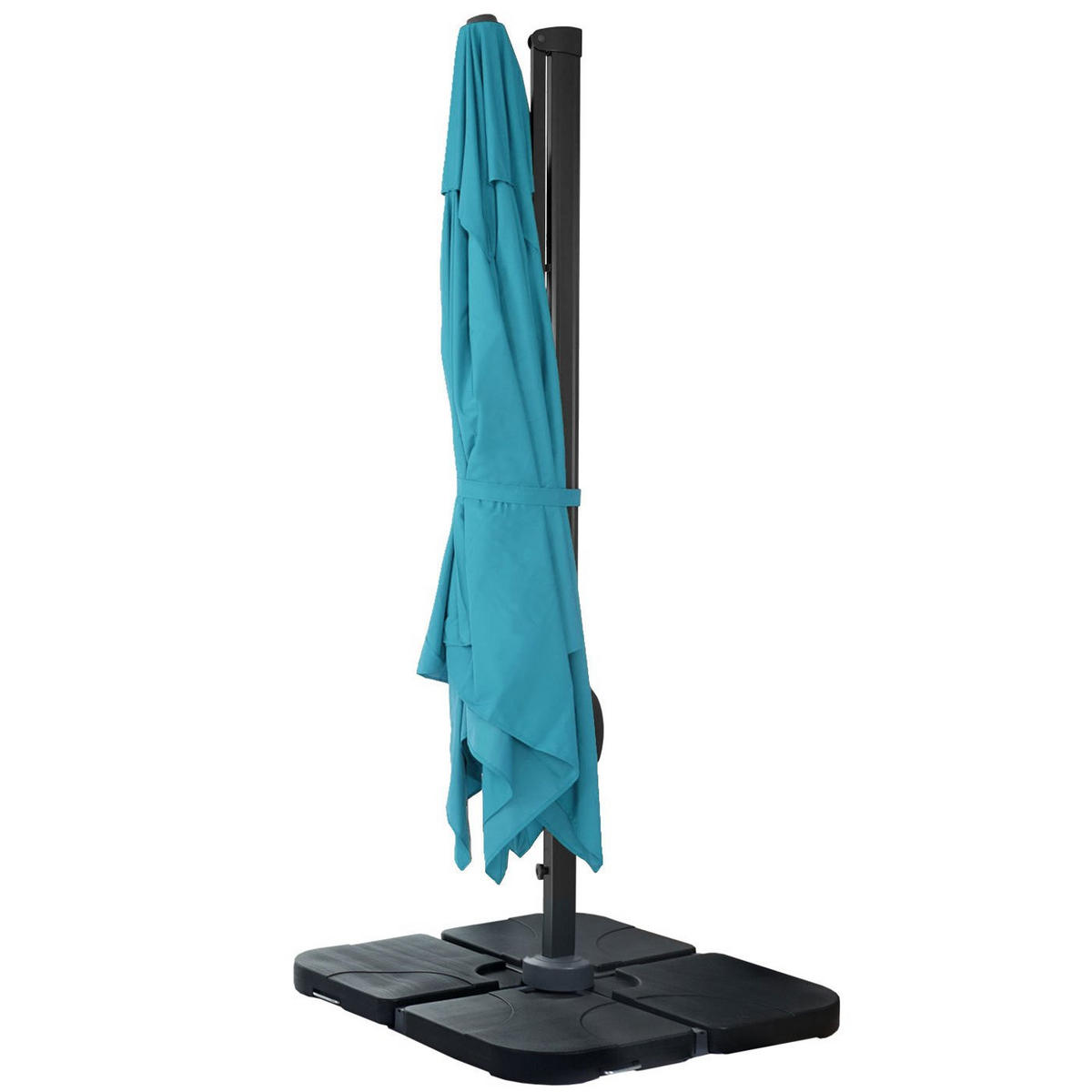 AMPELSCHIRM I Türkis 300/300 cm - Türkis, Textil (360/300cm) - MCW