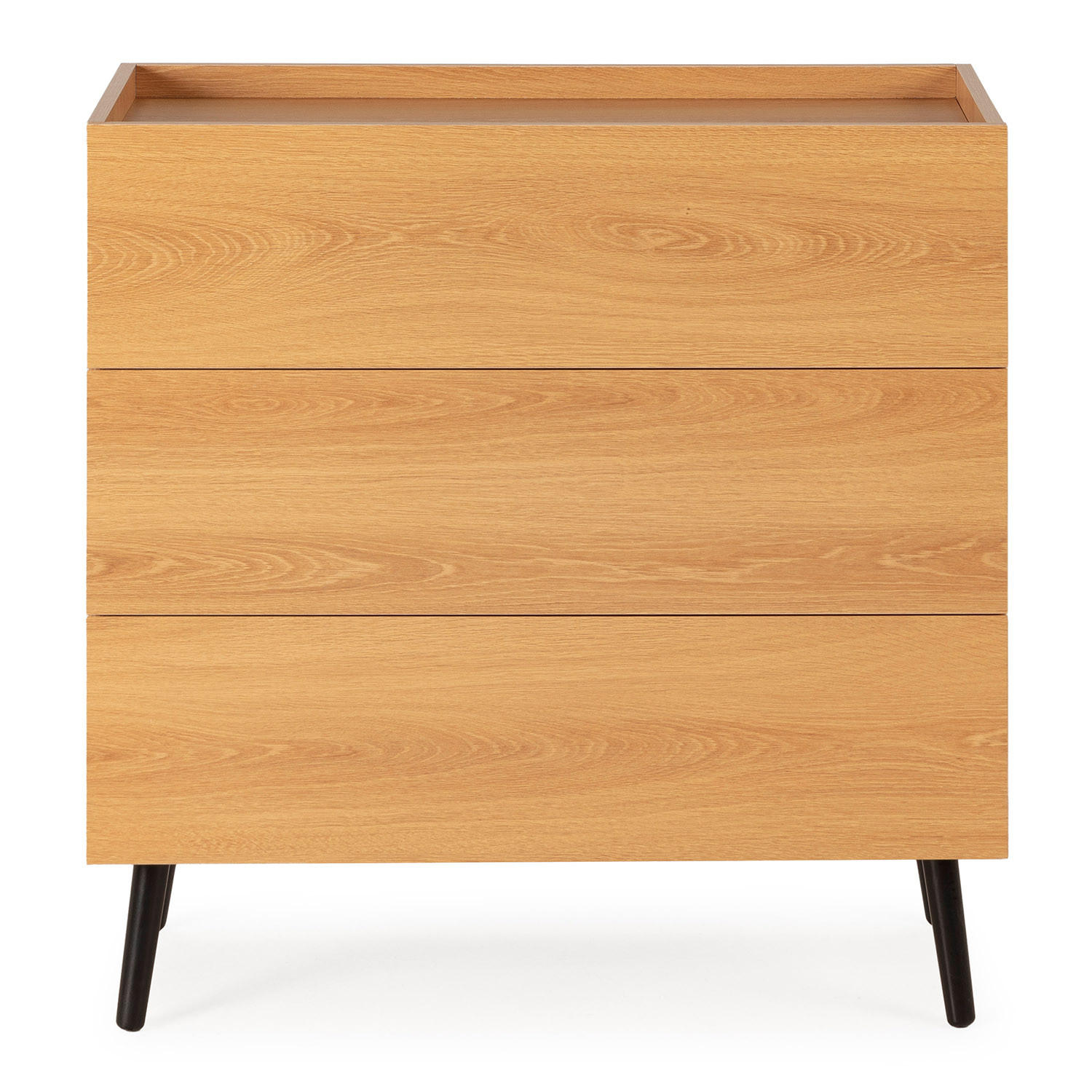 KOMMODE 80/80/40 Siren Eichenfarbe - Honigeiche, Holzwerkstoff (80/80/40cm) - VS Venta-stock