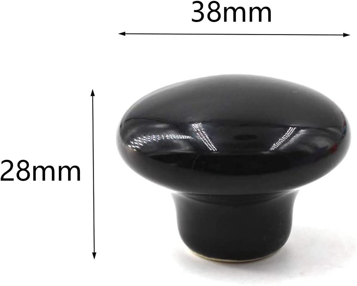SCHRANKKNOPF Keramik Weiß 10er-Set - Weiß, Keramik (0.1/2.8/0.38cm)