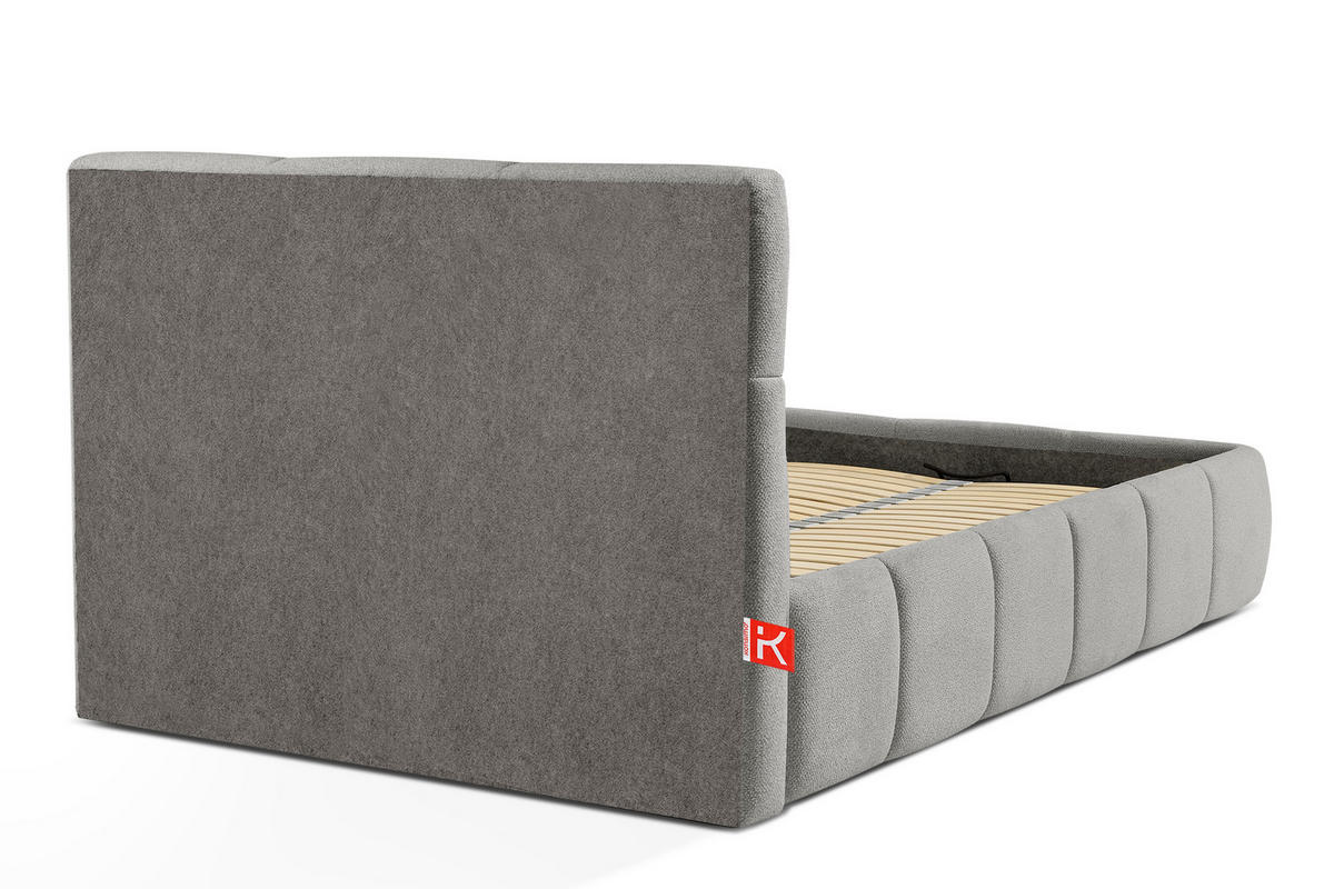 POLSTERBETT ALTOS Einzelbett, grau - Grau, Holz/Holzwerkstoff (120/200cm) - KONSIMO®