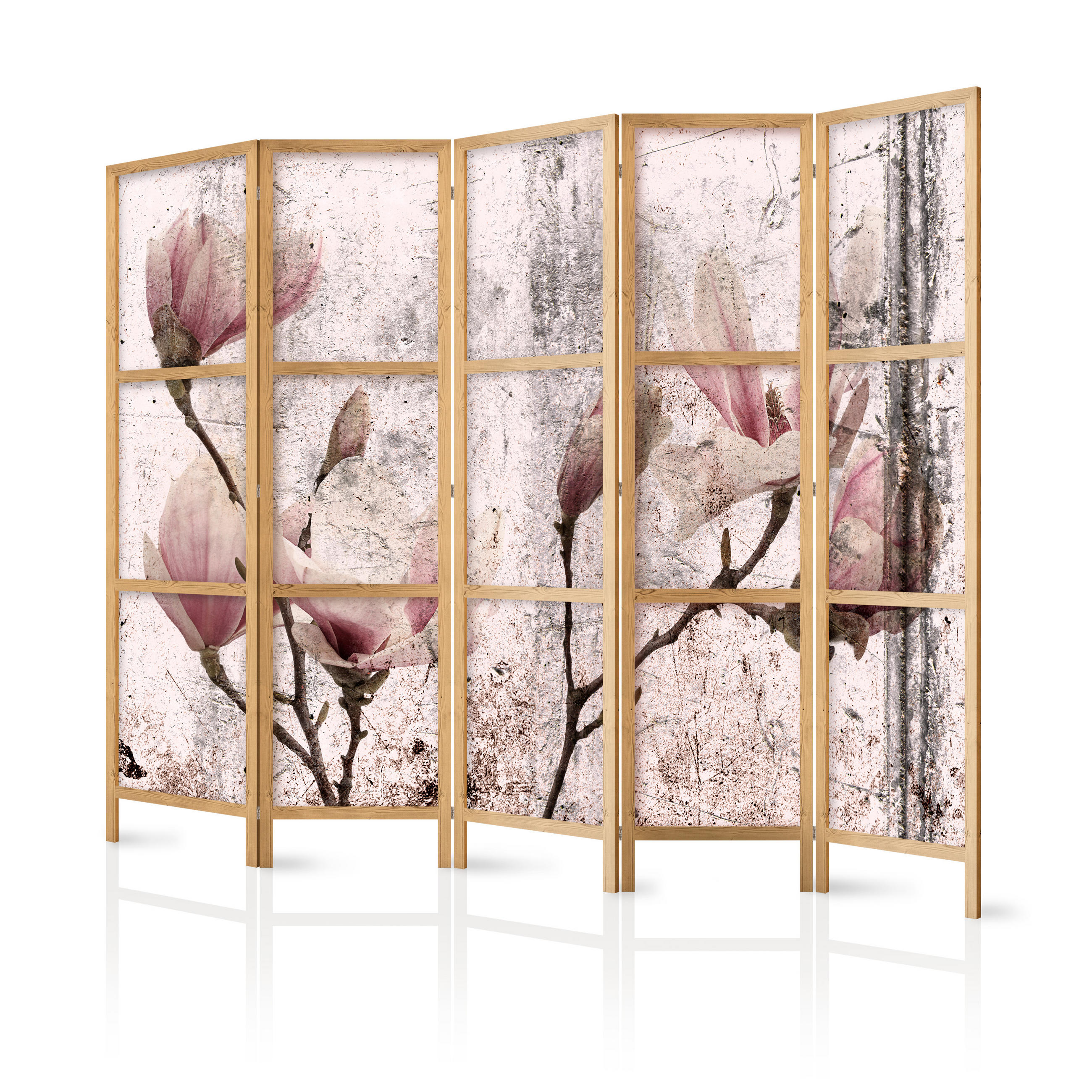 Muralo Paravent Beige 225x172x3 cm